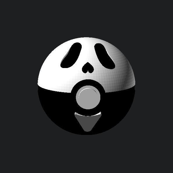 Ghostface Slasher Sphere CAD Hero Model Render