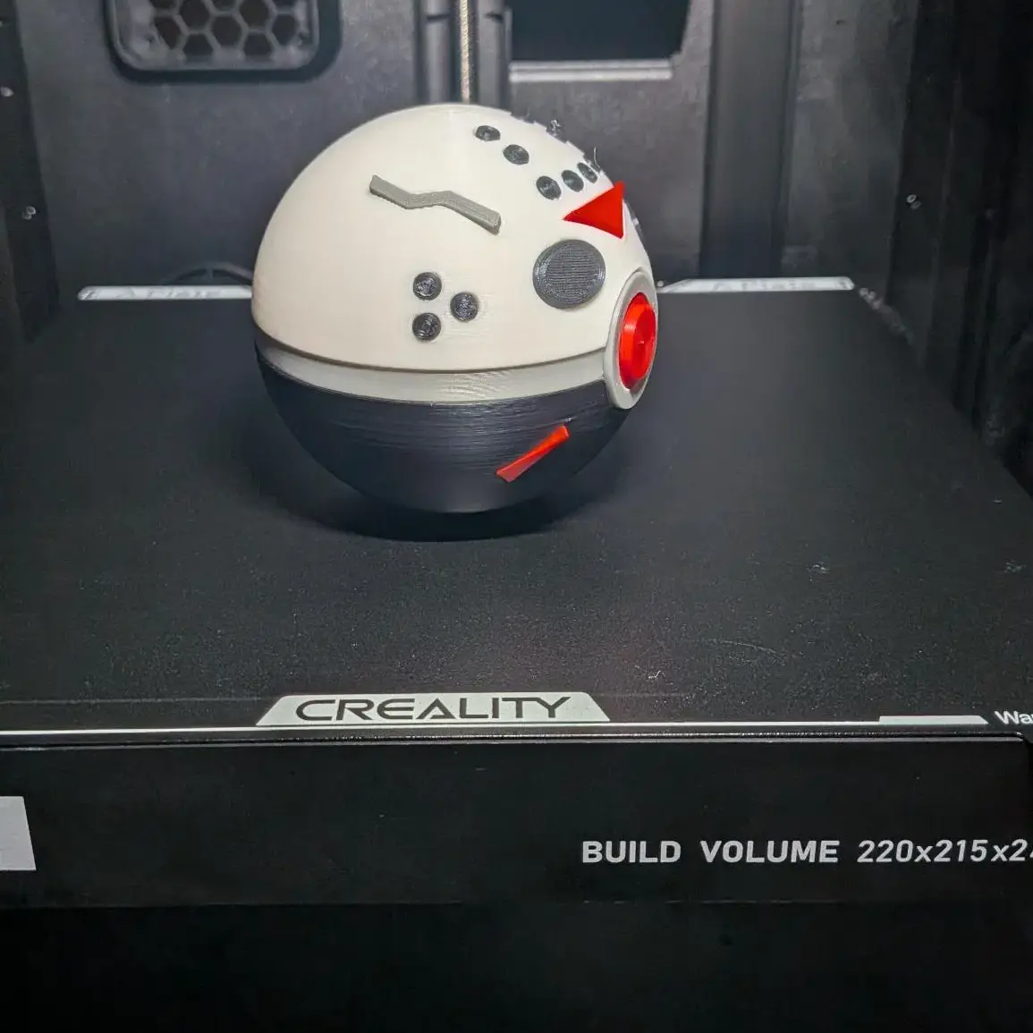 Jason Voorhees Slasher Sphere Physical 3D Print - Right Profile